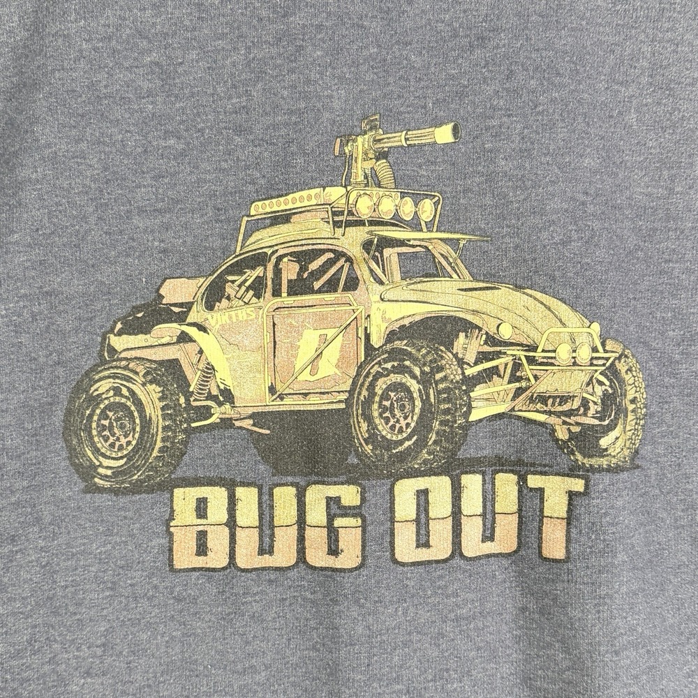 VIKTOS Big Time Bug Out Fleece Hoodie Sweater Navy Heather (17030) Men's 2XL XXL - Picture 7 of 7